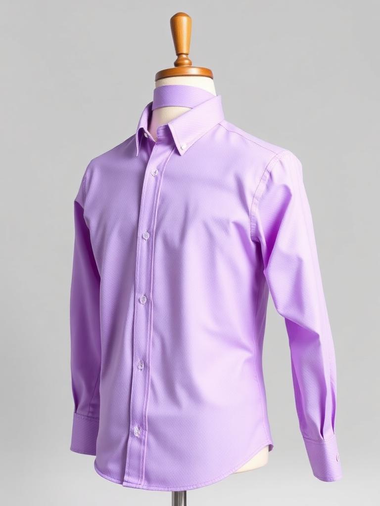 Junior Dobby Lavender Shirt alternate view