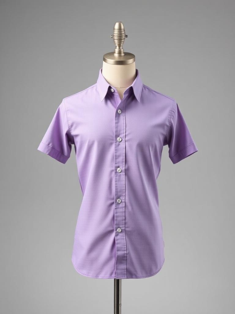 Junior Dobby Lavender Shirt