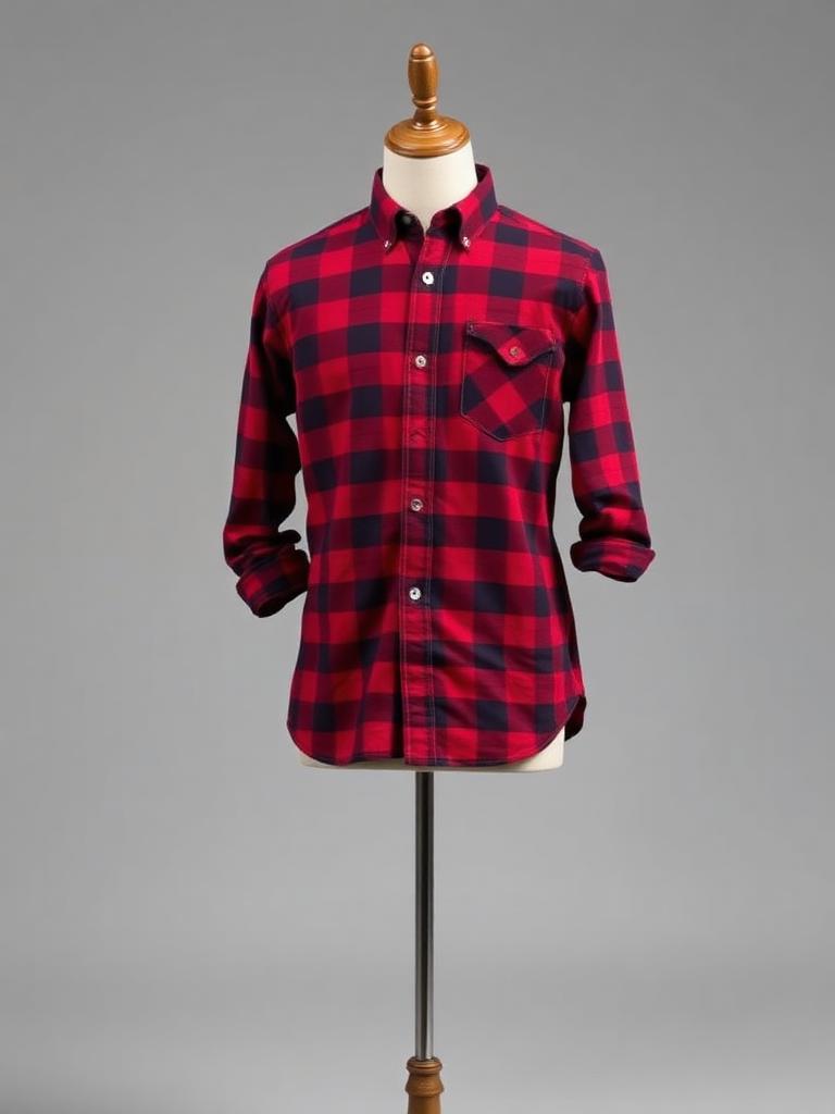 Junior Red Flannel Shirt